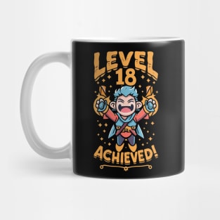 LEVEL 18 acheived Gaming Mug